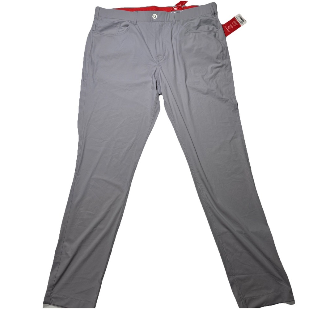 Redvanly Kent‎ Five Pocket Mens Pull-On Golf Trousers XL NWT Color Cloud